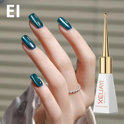 Magnetic Gel Purple Color Reflective Glitter Cat Eye Gel Polish 자석젤 Semi-Permanent Nail Polish UV Venalisa for Manicure