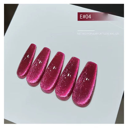 10Ml 9D Laser Cat Magnetic Gel Nail Polish Diamond Glitter Cat Eye Gel Soak off UV LED Nail Varnish UV Gel